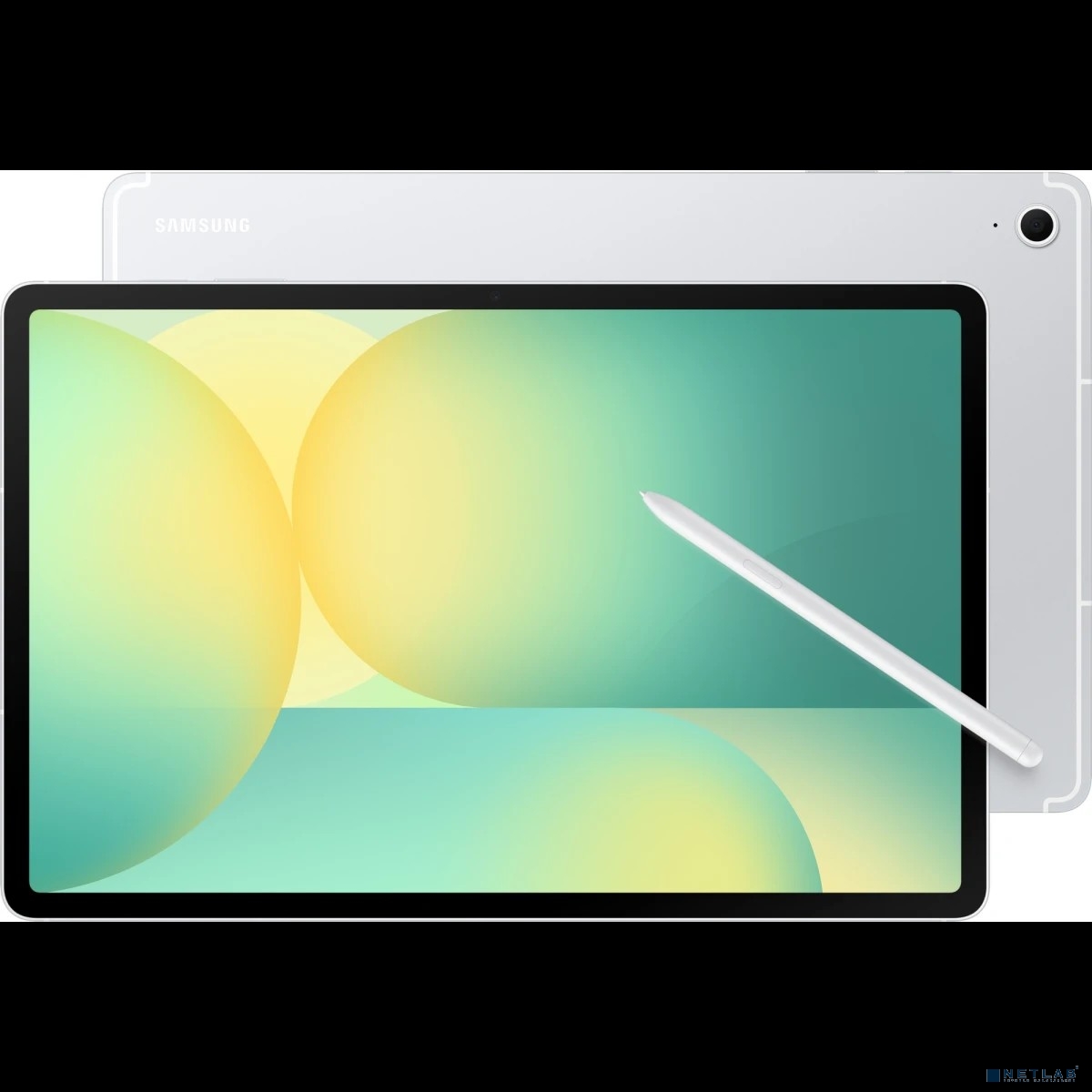 Samsung Galaxy Tab S10 FE+ SM-X626B 1580 (2.9) 8C RAM12Gb ROM256Gb 13.1" TFT 2880x1800 5G eSIM Android 15 серебристый 13Mpix 12Mpix BT WiFi microSD 1Tb 10090mAh
