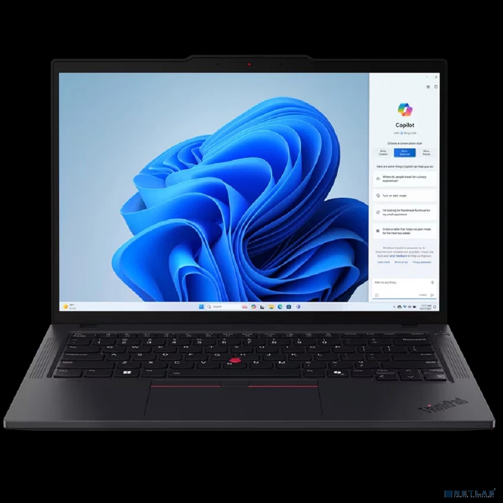 Lenovo ThinkPad T14 G5 (КЛАВ.РУС.ГРАВ.) Black 14"