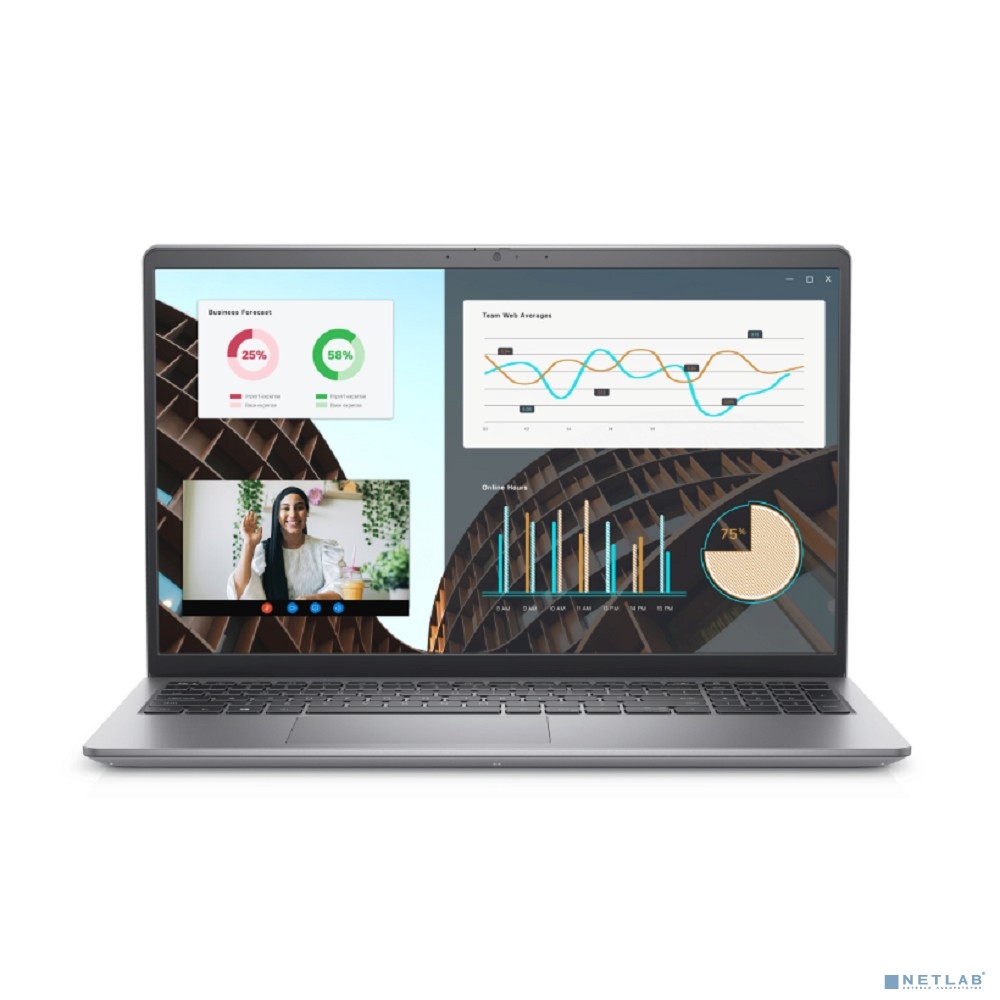 Dell Vostro 3530 (КЛАВ.РУС.ГРАВ.) Black 15.6"