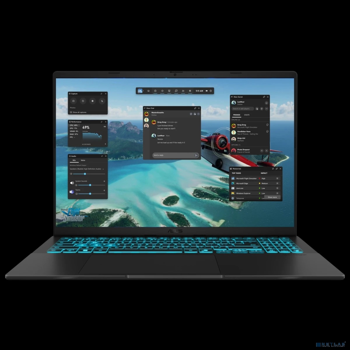 ASUS V16 V3607VM  Black 16" 