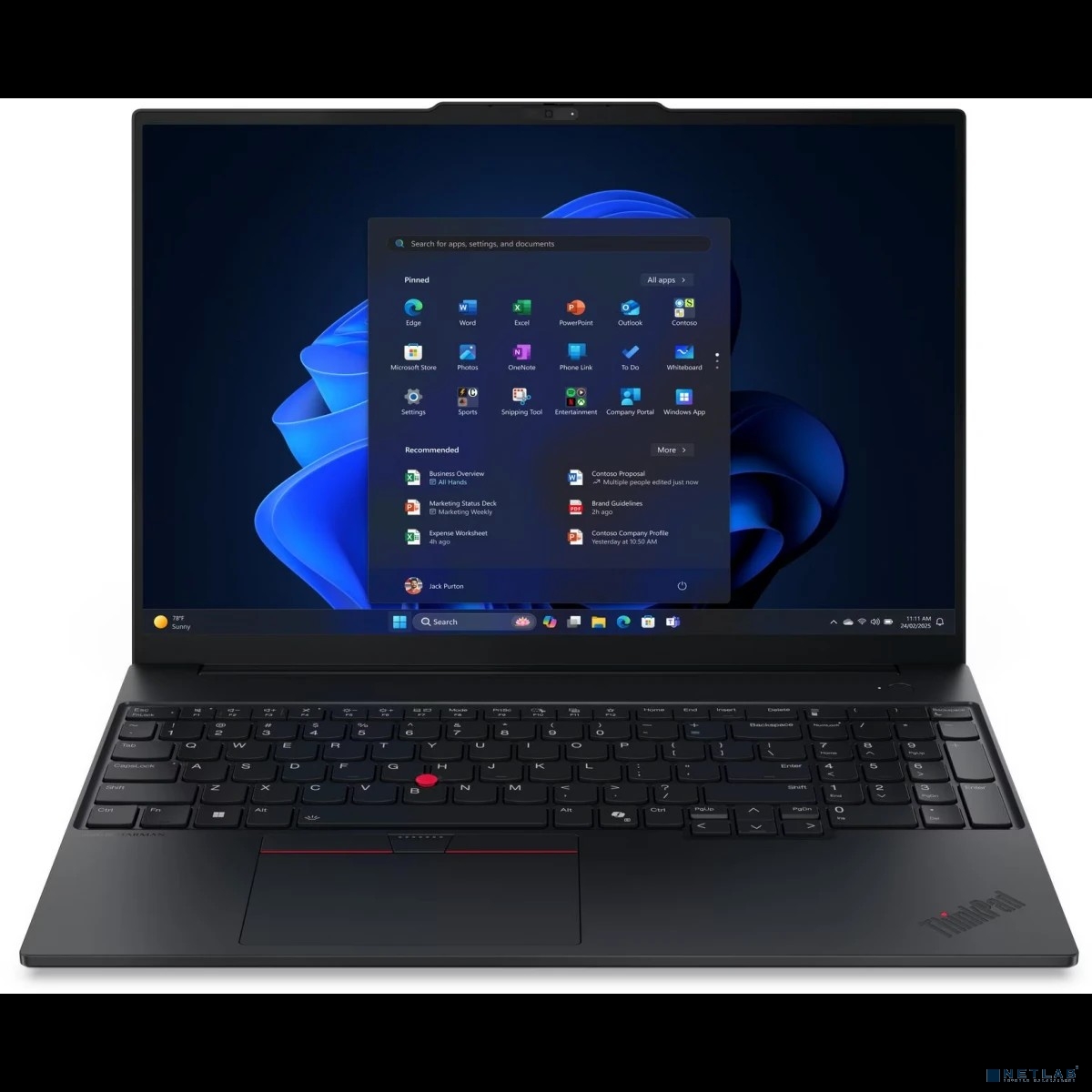 Lenovo ThinkPad E16 G3 Black Black 16"